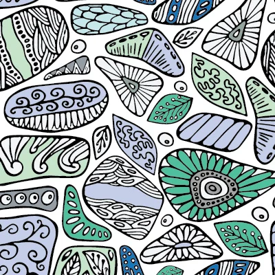 Ethnic Leaves Mosaic