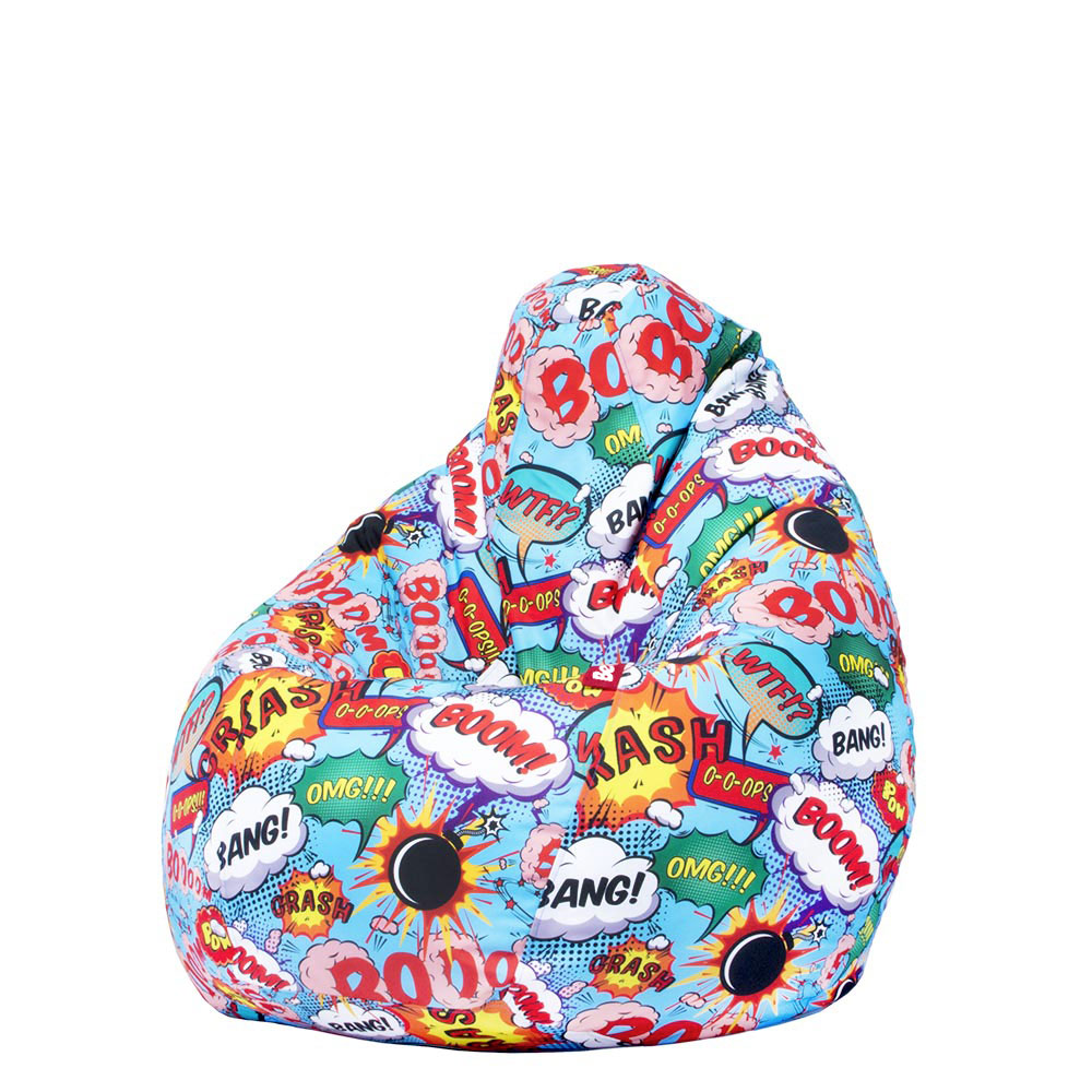 💣 Pear Pouf "Comic Explosion"