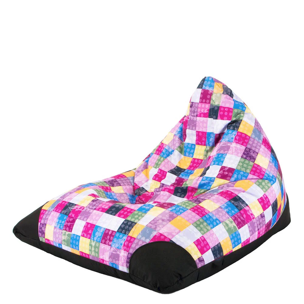 ◼️ Pyramid Pouf "Colorful Squares"