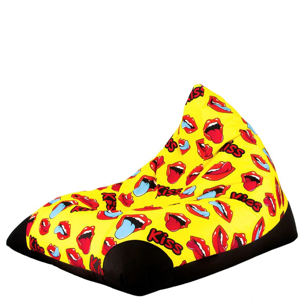 💋 Pyramid Pouf "Pop Lips"