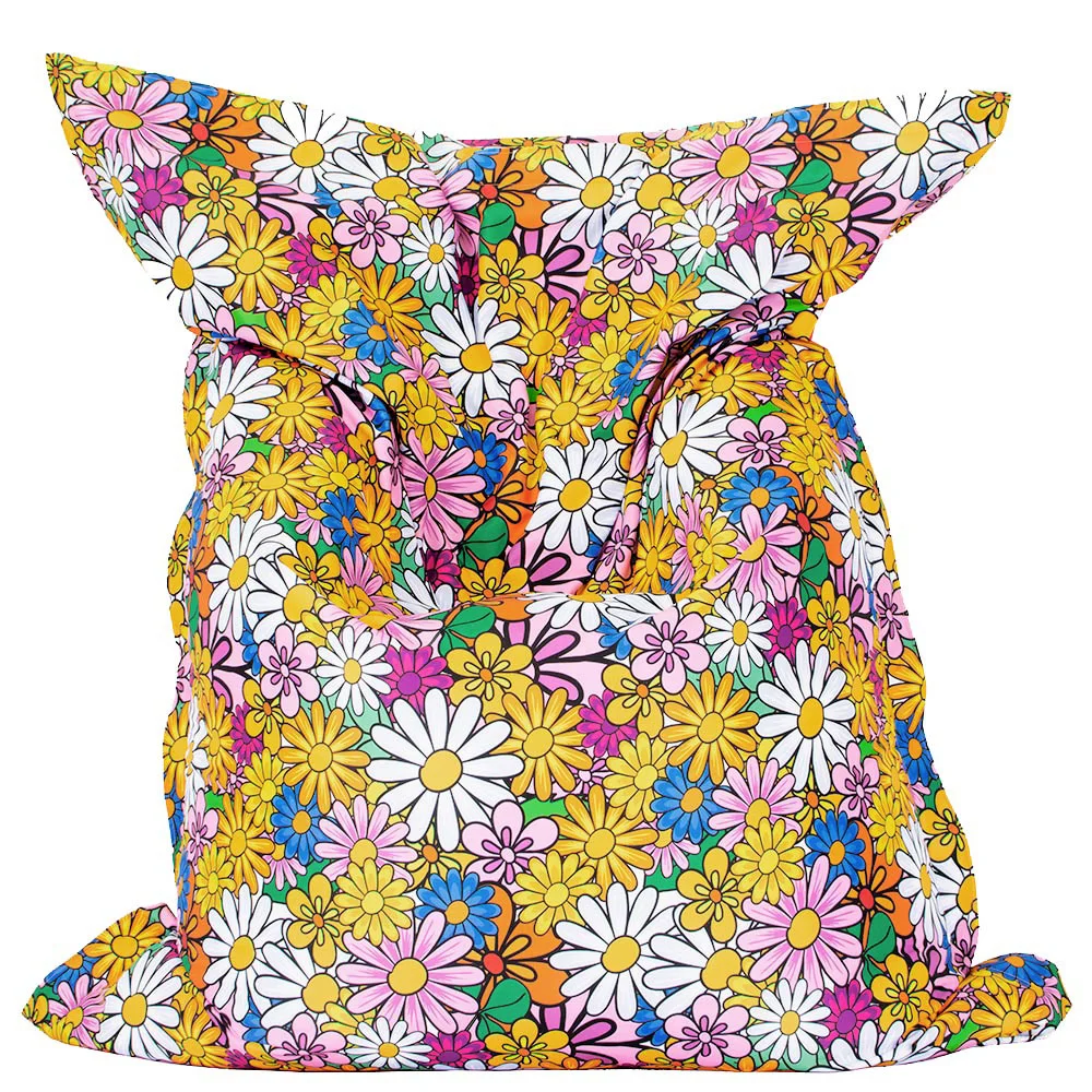 🌼 Pillow Pouf "Colorful Meadow"