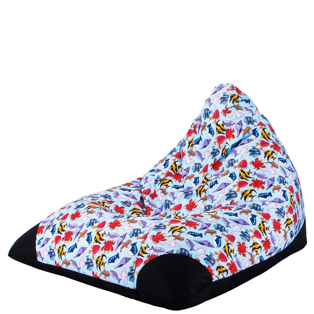 🐠 Pyramid Pouf "Underwater World"