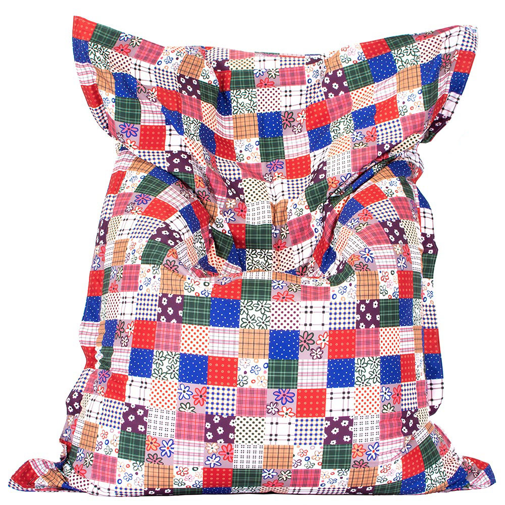 🌺 Μαξιλάρι Πουφ "Πάτσγουορκ Καλοκαίρι"