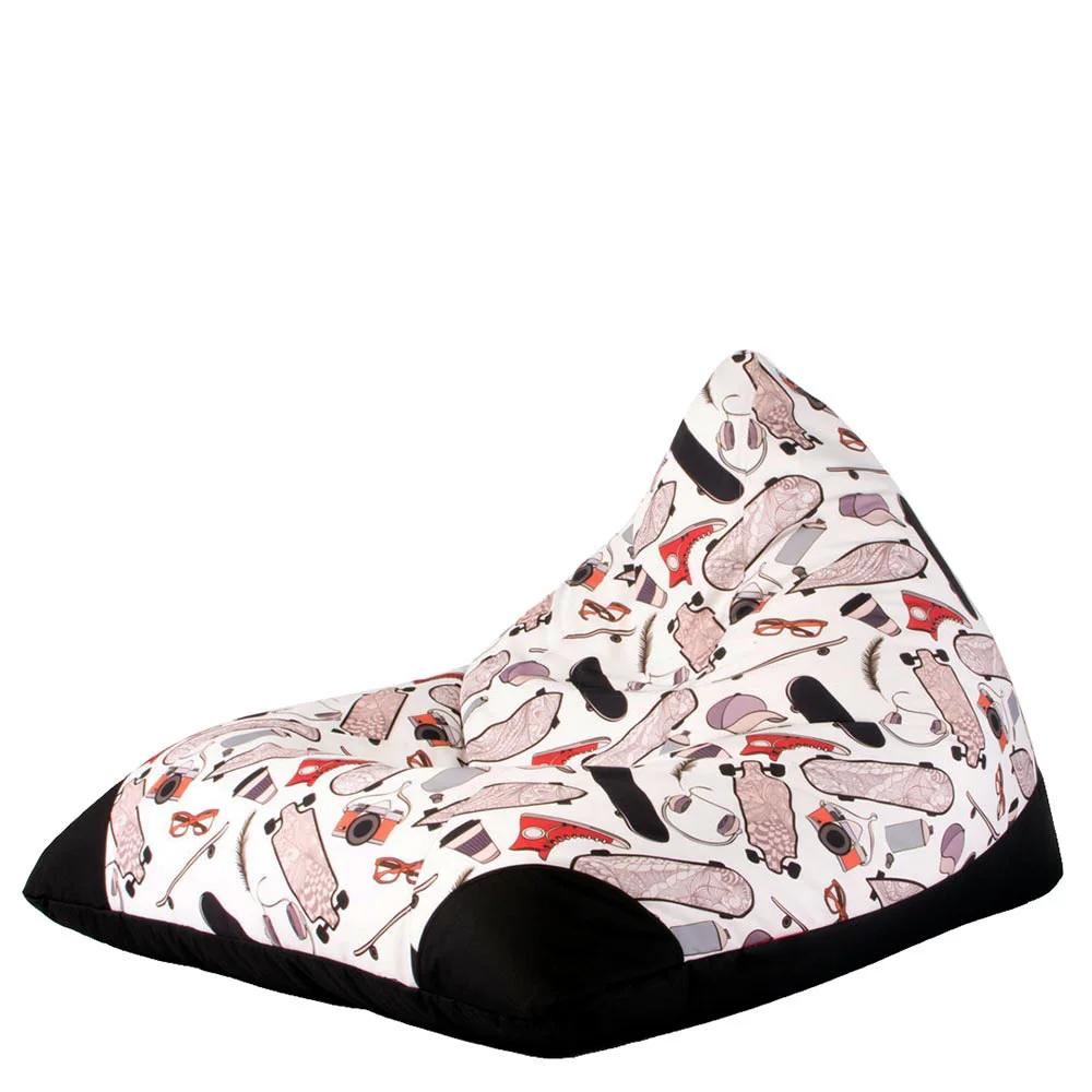 🛹 Pyramid Pouf "Skate Life"