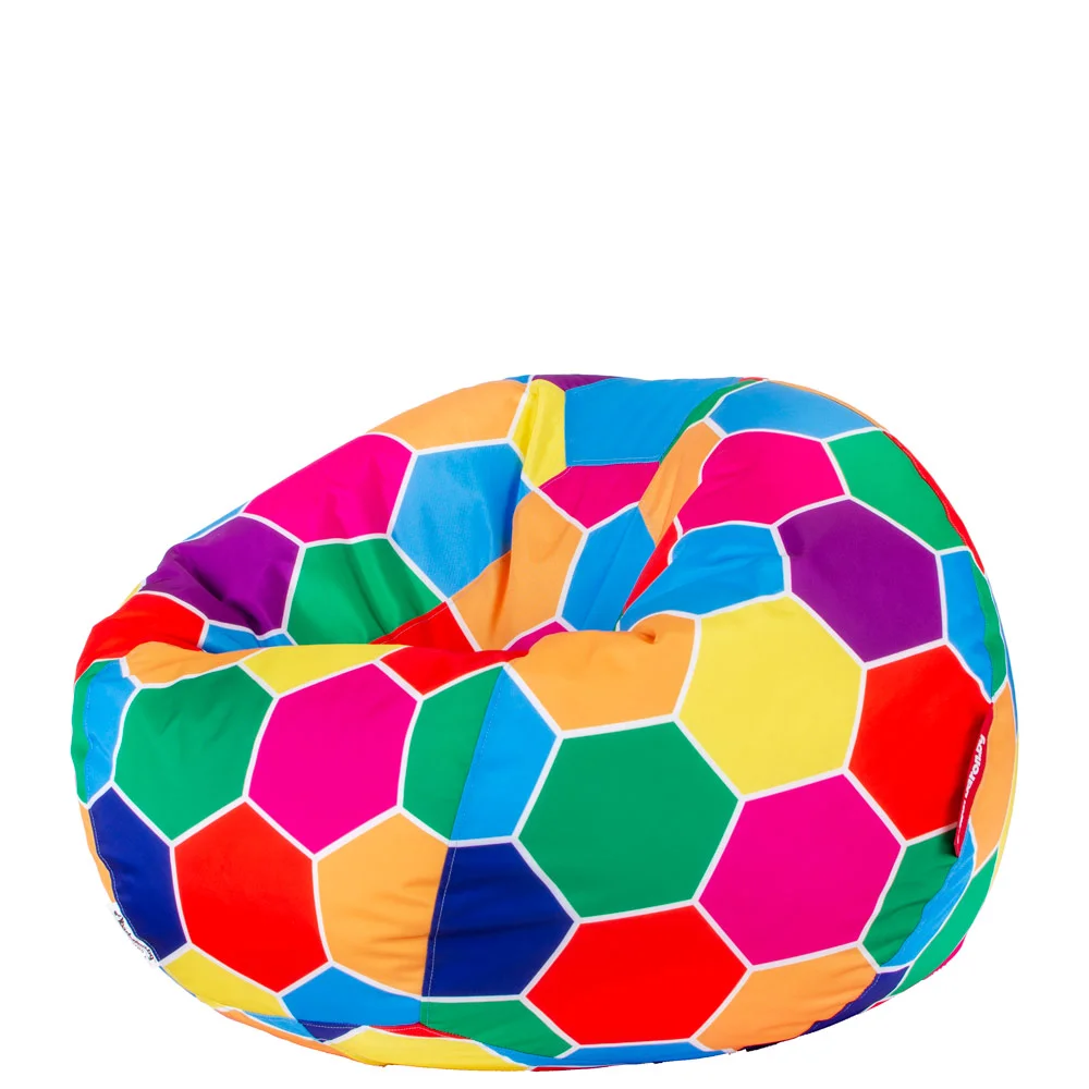 🌈 Apple Pouf "Rainbow Colors"