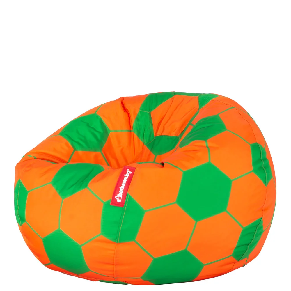 🟠 Apple Pouf "Orange-Green Energy"