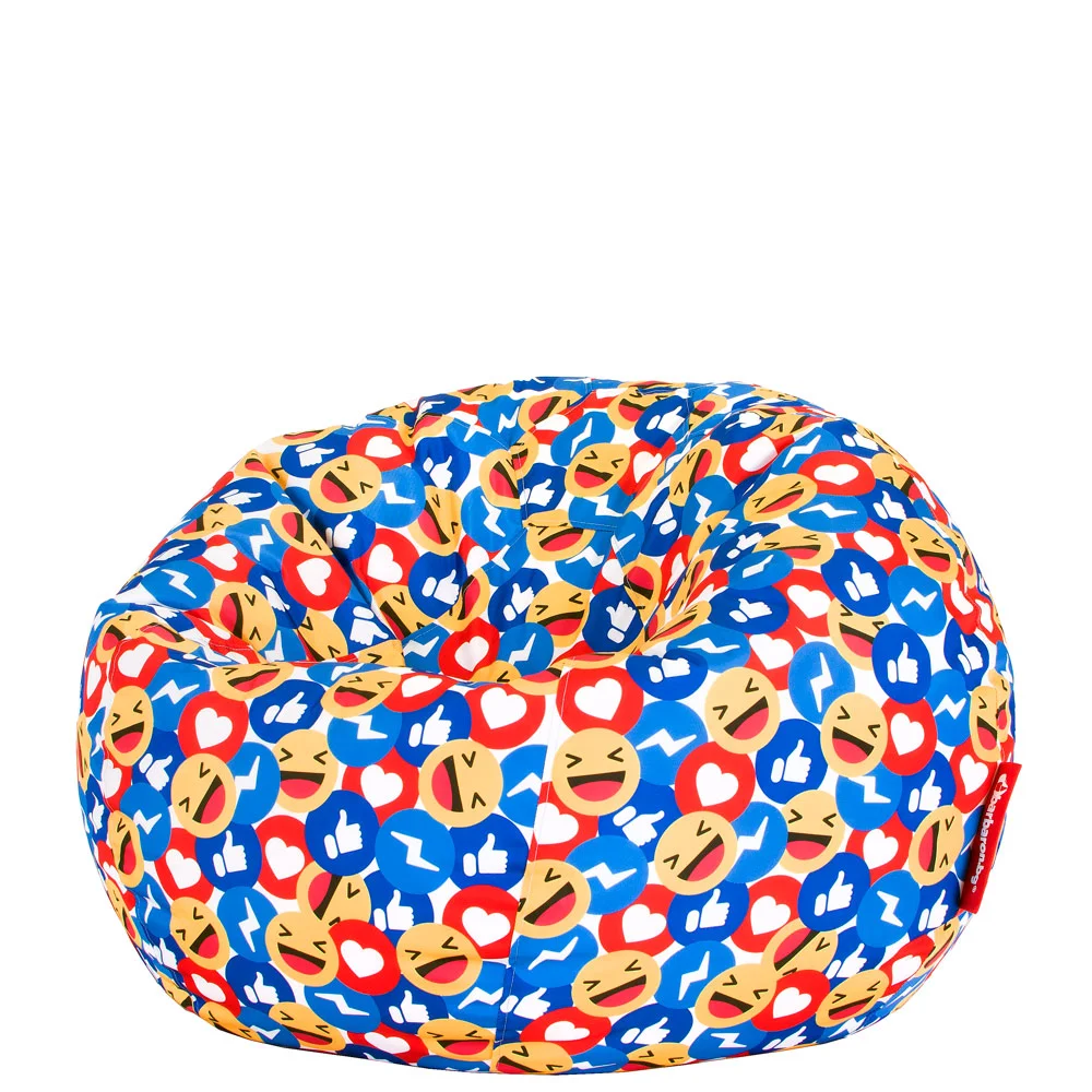 😊 Apple Pouf "Social Emojis"