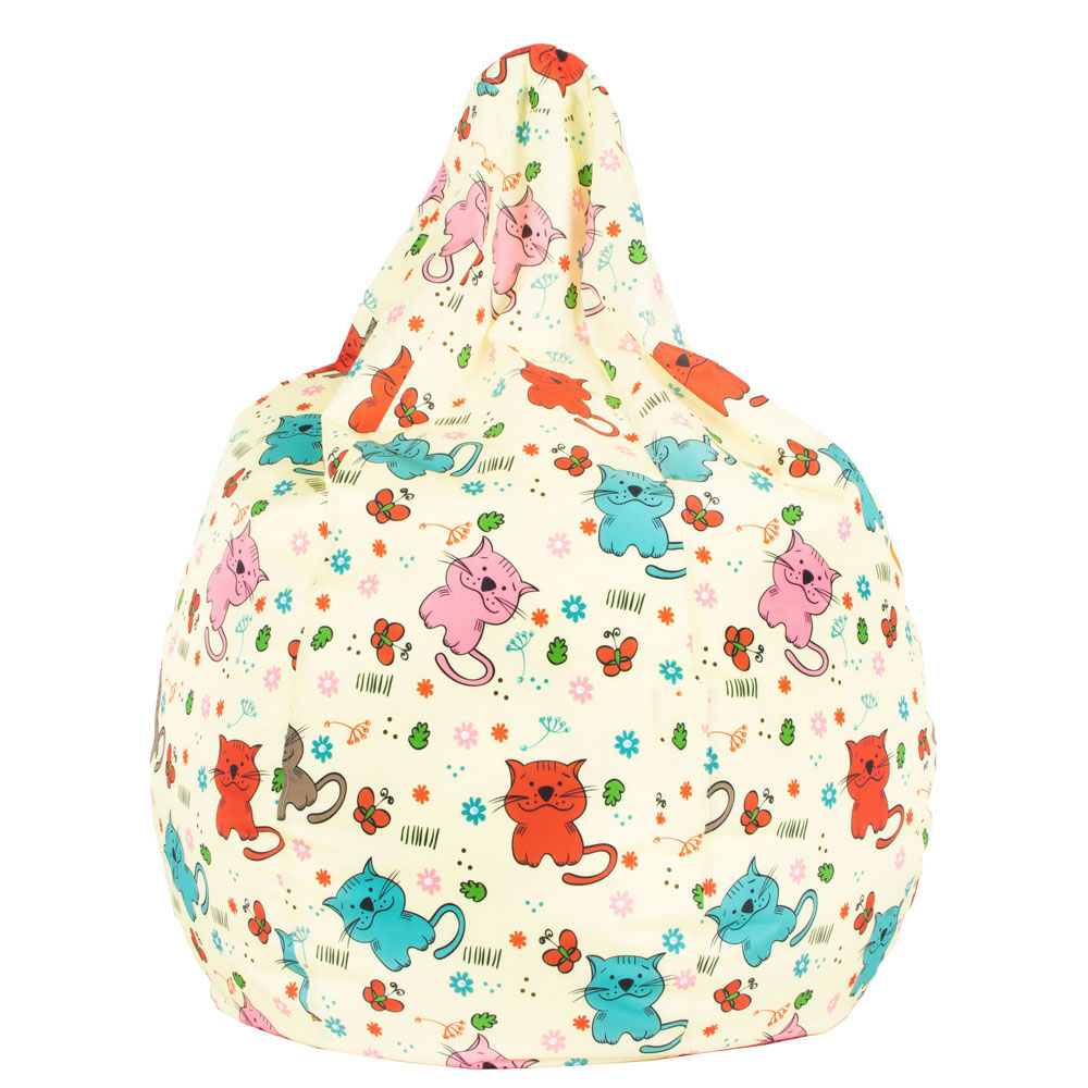 🐱 Pear Pouf "Happy Kittens"