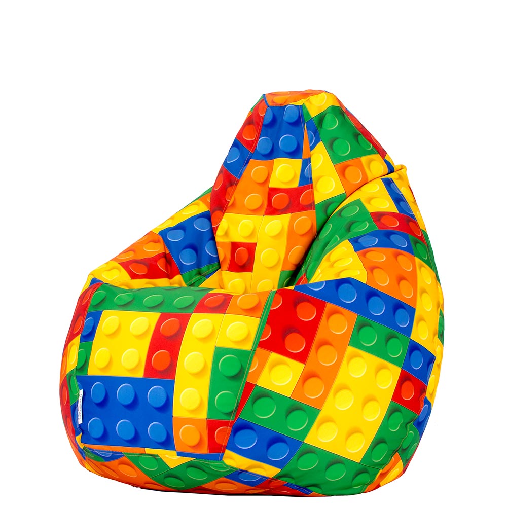 🧱 Pear Pouf "Lego Blocks"