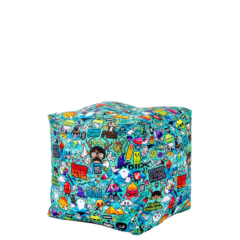 🎮 Soft Cube "Sticker Bomb"