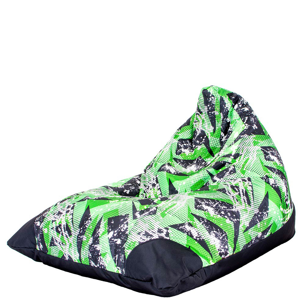 🏙️ Pyramid Pouf "Urban Camouflage"
