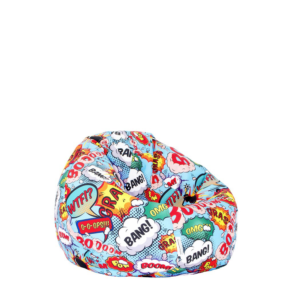 💣 Kids Pouf "Comic Explosion"
