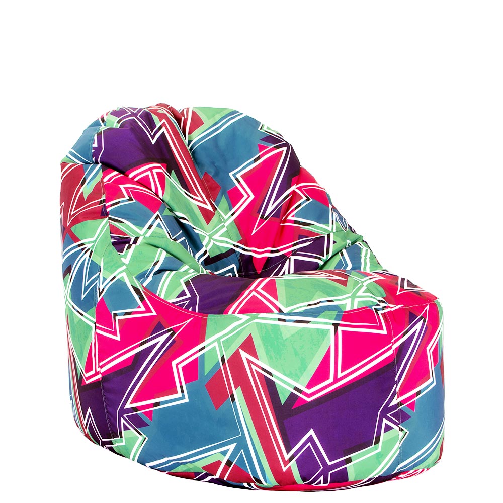 🔷 Mango Pouf "Geometric Maze"