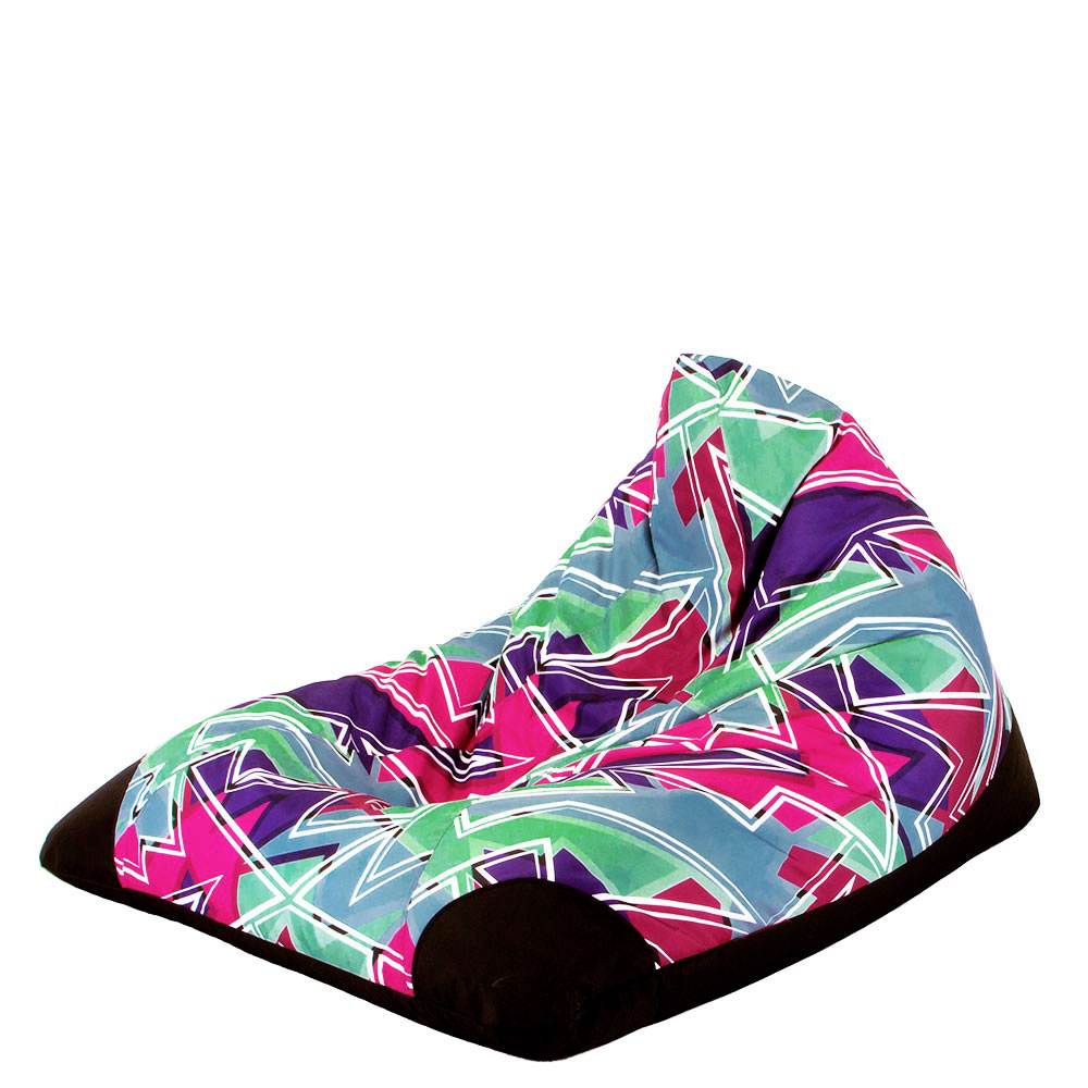 🔷 Pyramid Pouf "Geometric Maze"