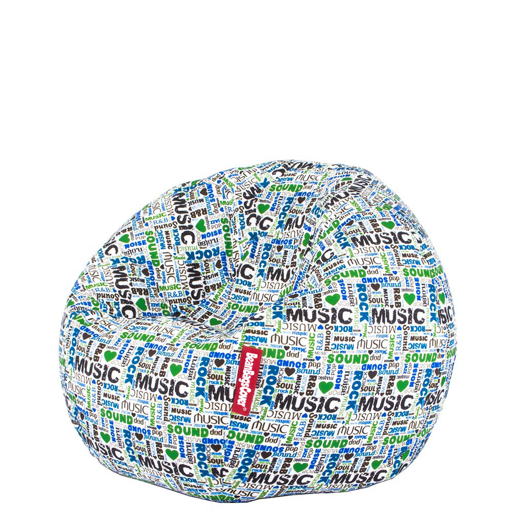 🎼 Apple Pouf "Musical Wave"