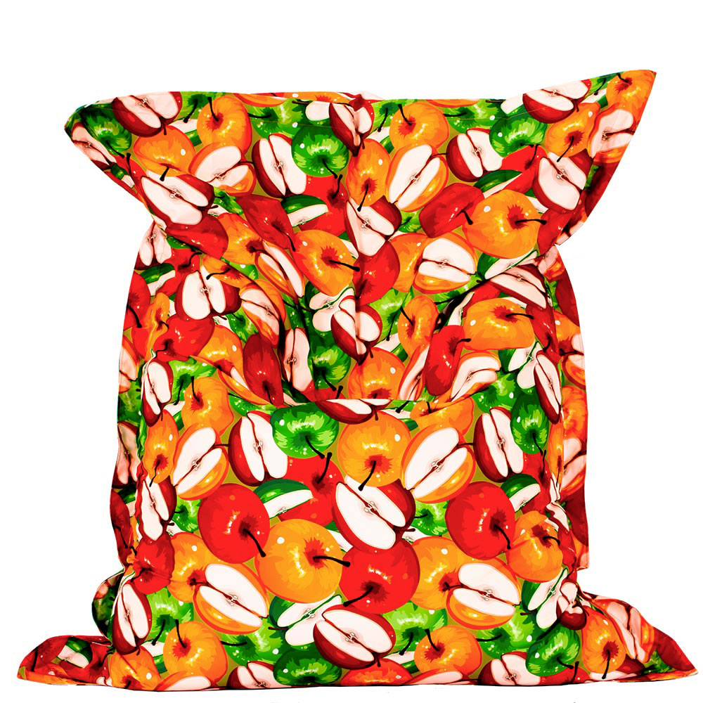 🍎 Pillow Pouf "Fresh Apples"