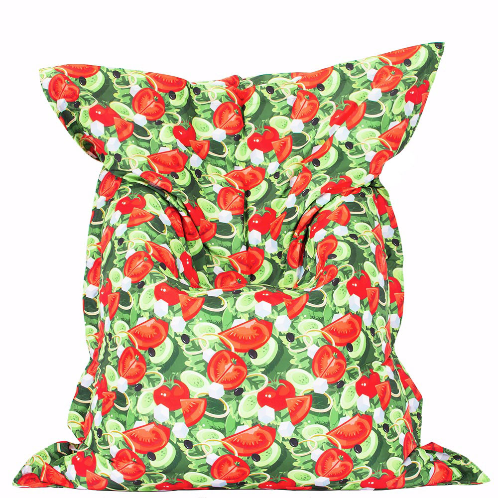 🥗 Pillow Pouf "Salad Fresh"