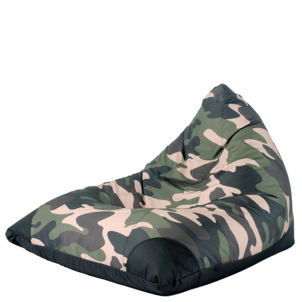 🪖 Pyramid Pouf "Military Camo"