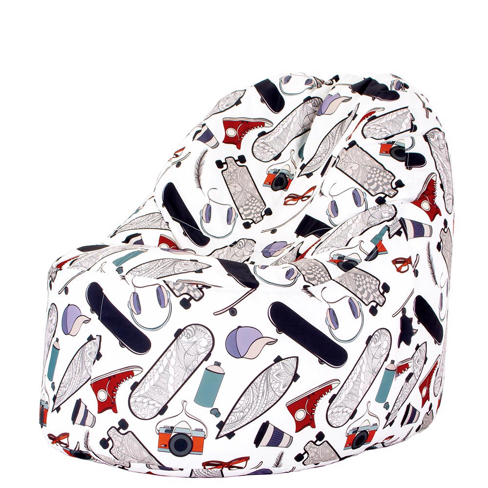 🛹 Mango Pouf "Skate Life"