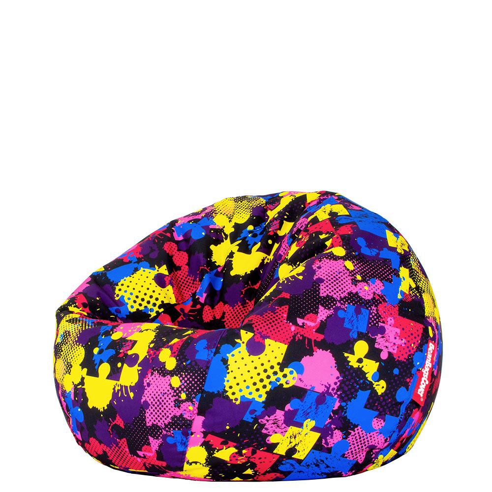 🧩 Apple Pouf "Colorful Puzzle"