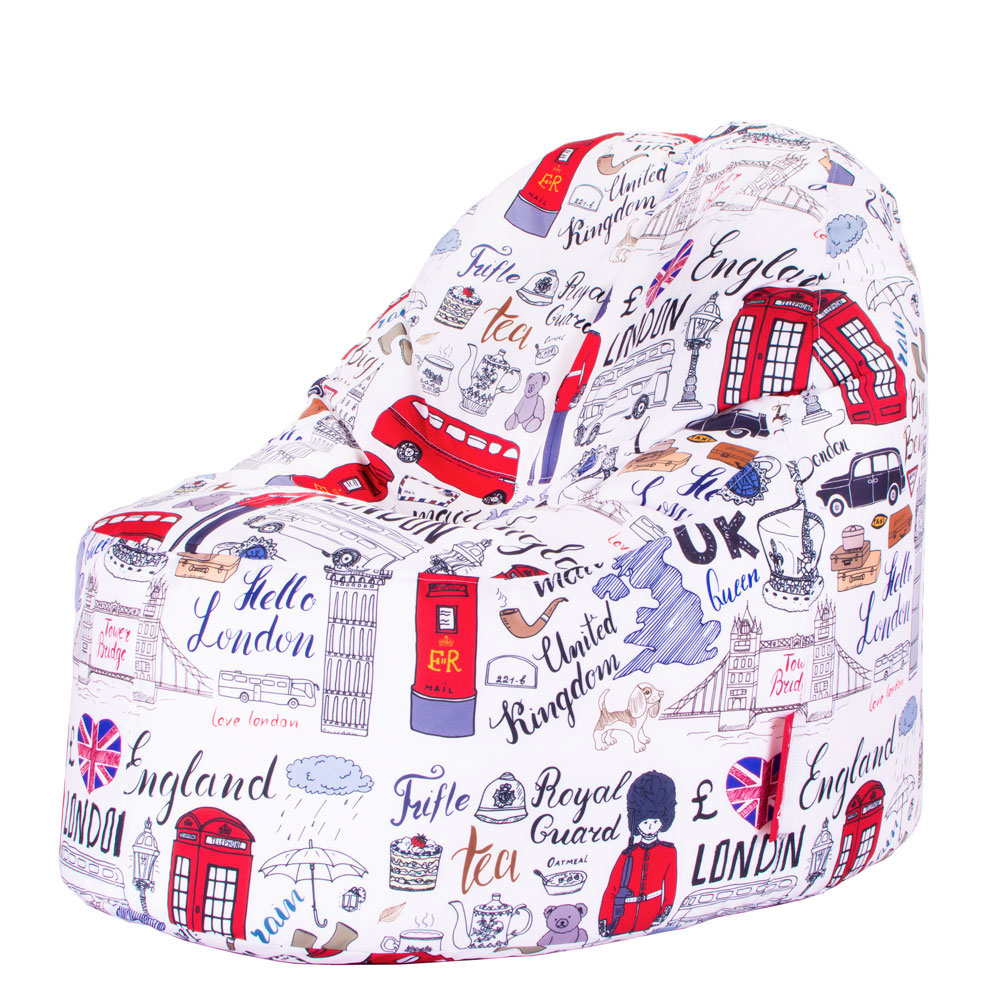 🇬🇧 Mango Pouf "London Memories"