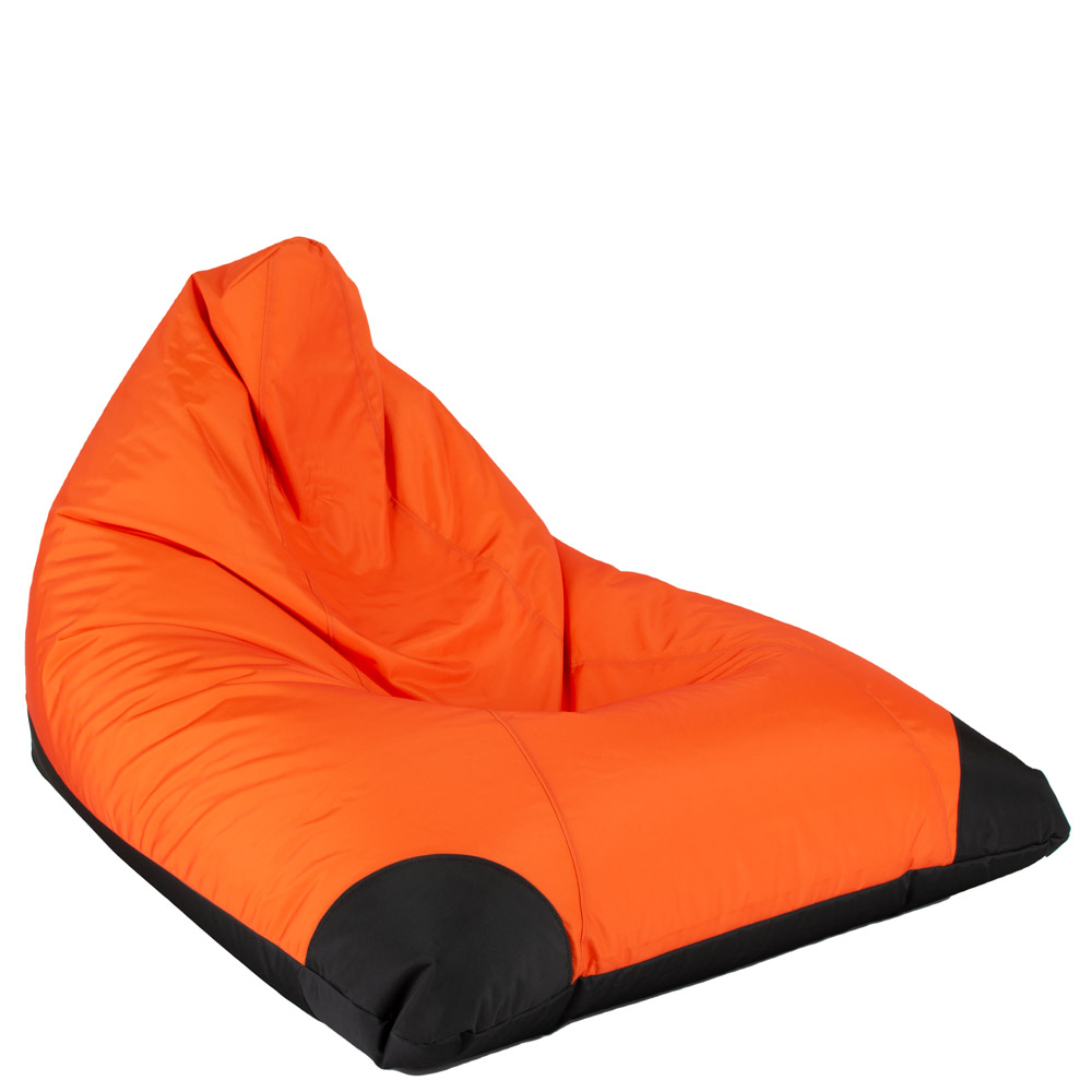 🍊 Pyramid Pouf "Energetic Orange"