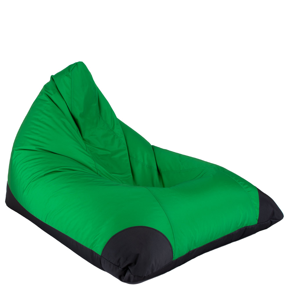 🌿 Pyramid Pouf "Grass Green"