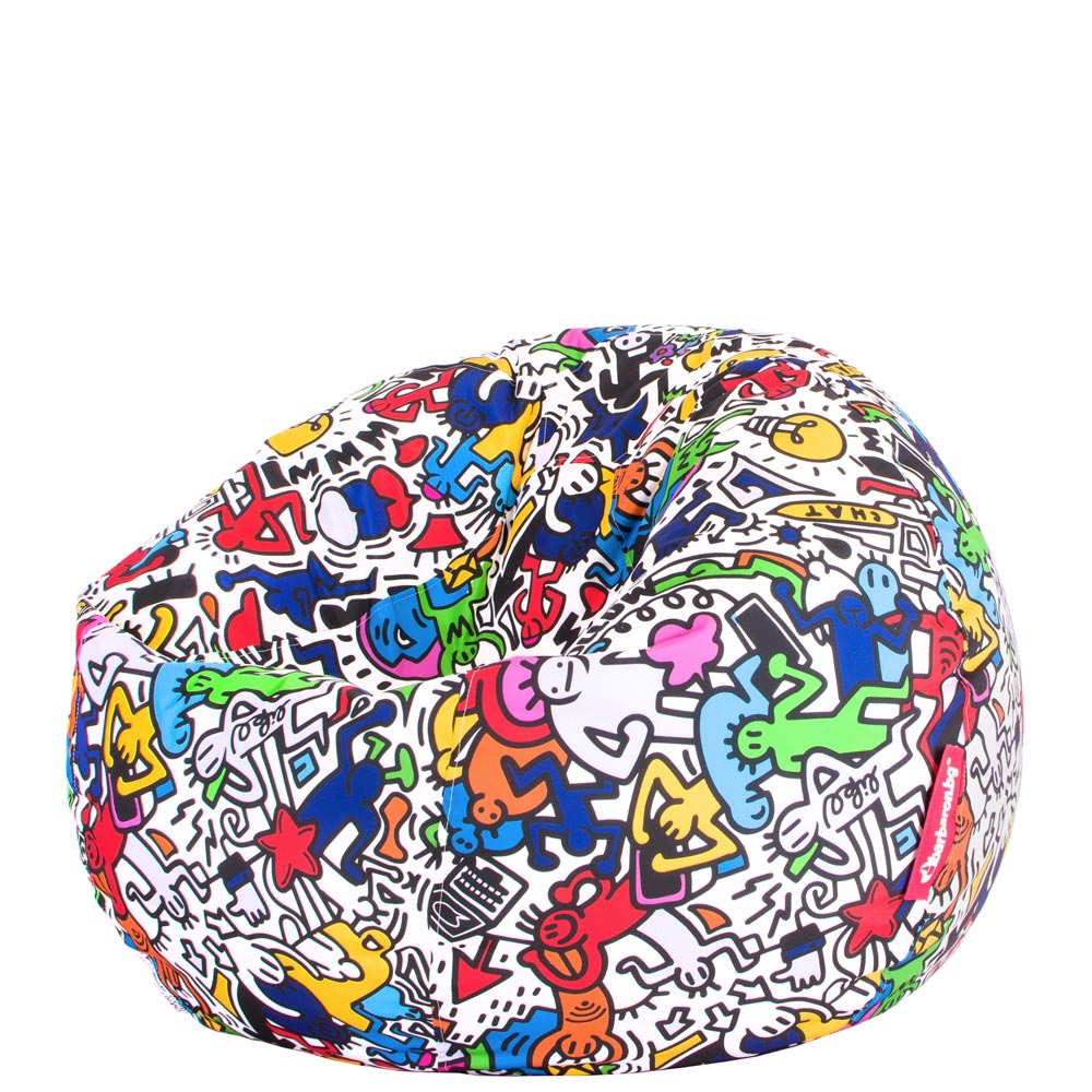 🎨 Apple Pouf "Sticker Bomb"