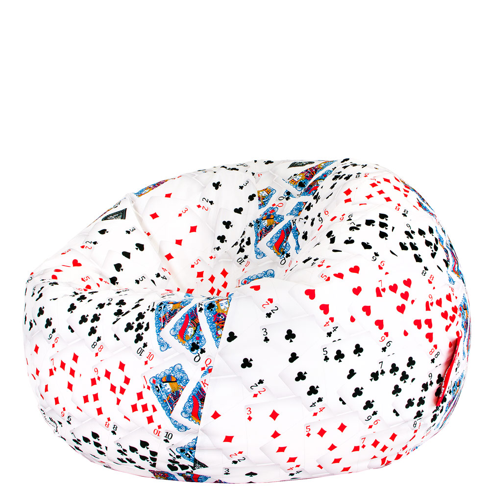 🃏 Apple Pouf "Playing Cards"